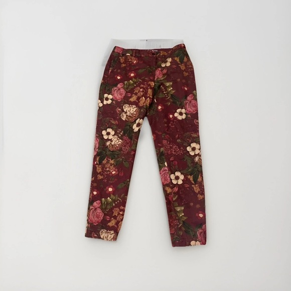 Talbots The Weekender Pants Size 4 Floral Print (30 Waist /29 Inseam) - Picture 1 of 4